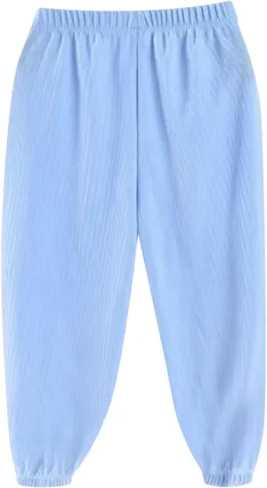 Ice Silk Summer Thin Joggers Pants for Girls Lightweight Casual Solid Loose Elastic Waist Sweatpants for 1-11 Years
