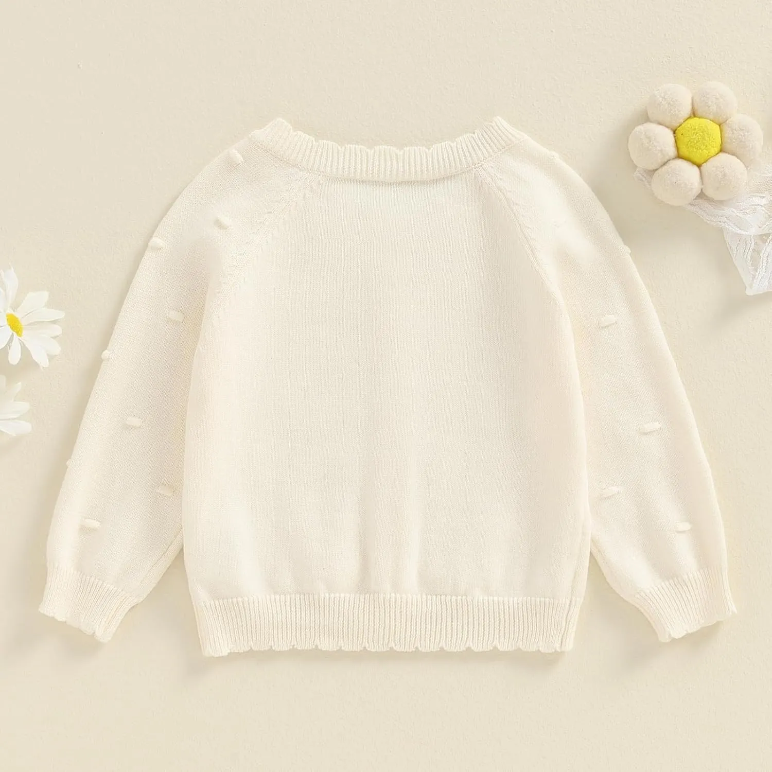 Infant Baby Girl Cardigan Sweater Long Sleeve Button Up Knit Sweatshirt Jacket Toddler Baby Girl Fall Outfits