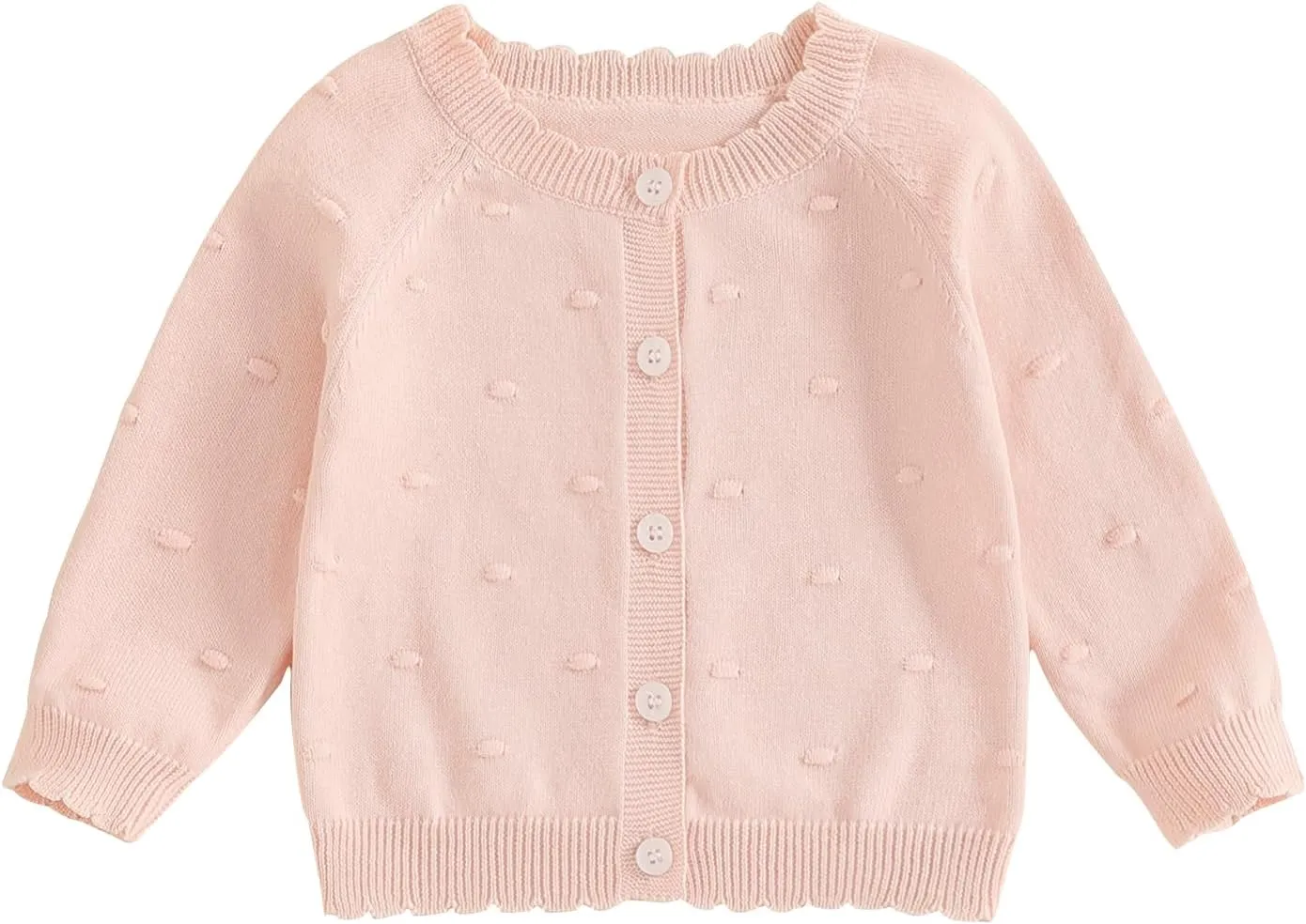 Infant Baby Girl Cardigan Sweater Long Sleeve Button Up Knit Sweatshirt Jacket Toddler Baby Girl Fall Outfits