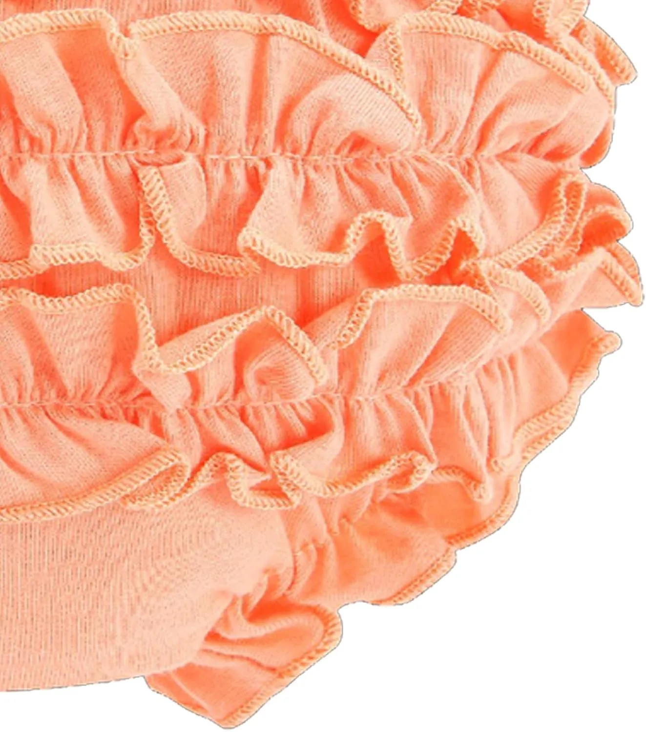 Infant Bloomers Underwear Ruffle Diaper Cover for Baby Girls Toddler Kids Cotton Shorts Panties 4-Pack