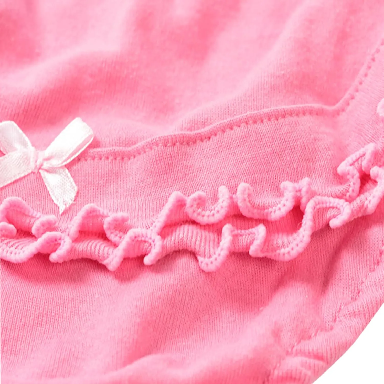 Infant Bloomers Underwear Ruffle Diaper Cover for Baby Girls Toddler Kids Cotton Shorts Panties 4-Pack