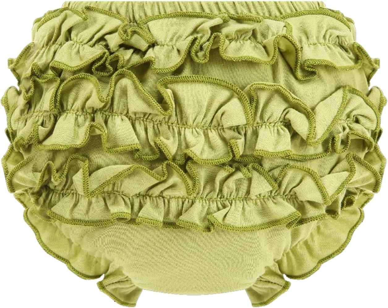 Infant Bloomers Underwear Ruffle Diaper Cover for Baby Girls Toddler Kids Cotton Shorts Panties 4-Pack