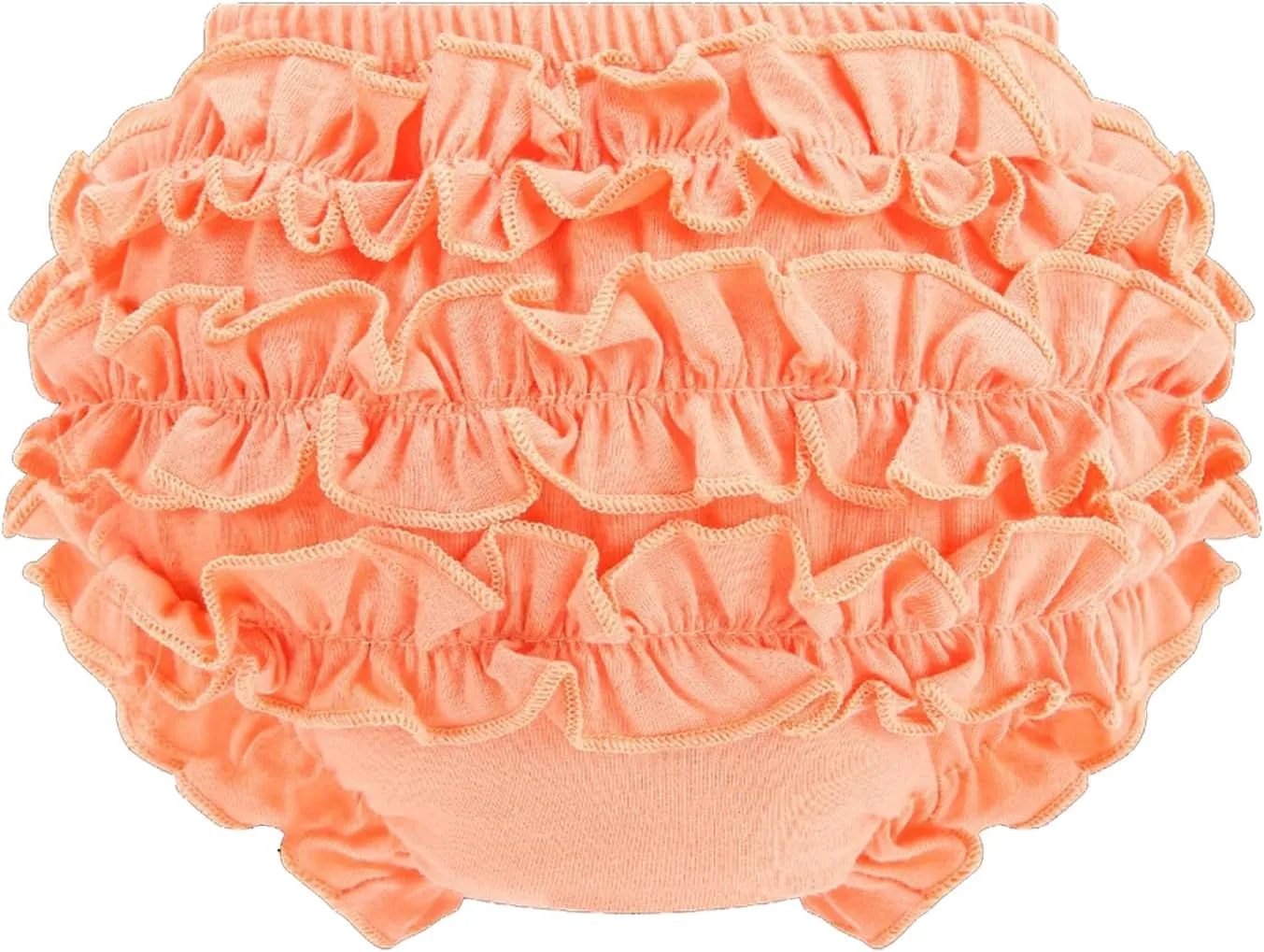 Infant Bloomers Underwear Ruffle Diaper Cover for Baby Girls Toddler Kids Cotton Shorts Panties 4-Pack