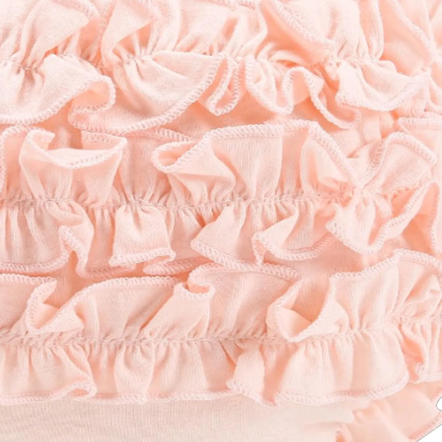 Infant Bloomers Underwear Ruffle Diaper Cover for Baby Girls Toddler Kids Cotton Shorts Panties 4-Pack