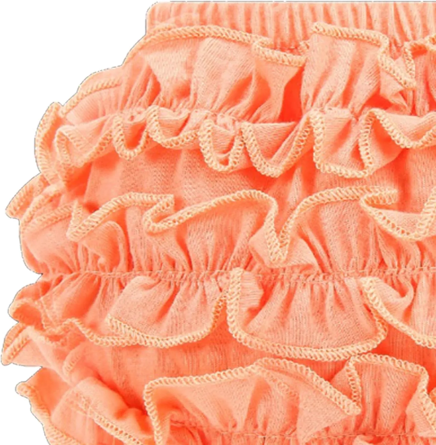 Infant Bloomers Underwear Ruffle Diaper Cover for Baby Girls Toddler Kids Cotton Shorts Panties 4-Pack