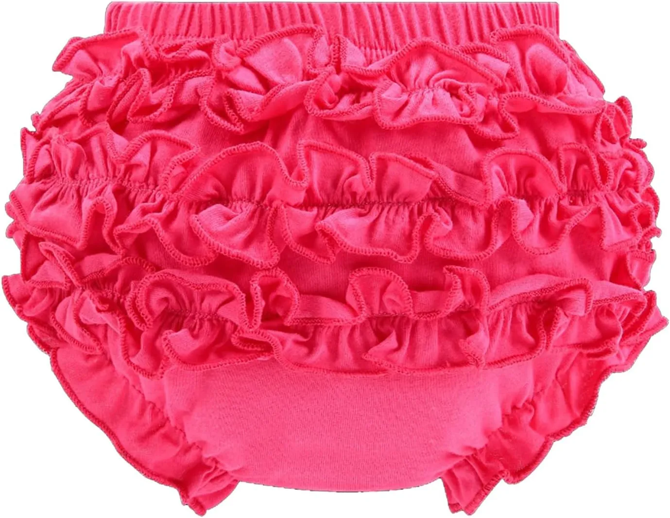 Infant Bloomers Underwear Ruffle Diaper Cover for Baby Girls Toddler Kids Cotton Shorts Panties 4-Pack