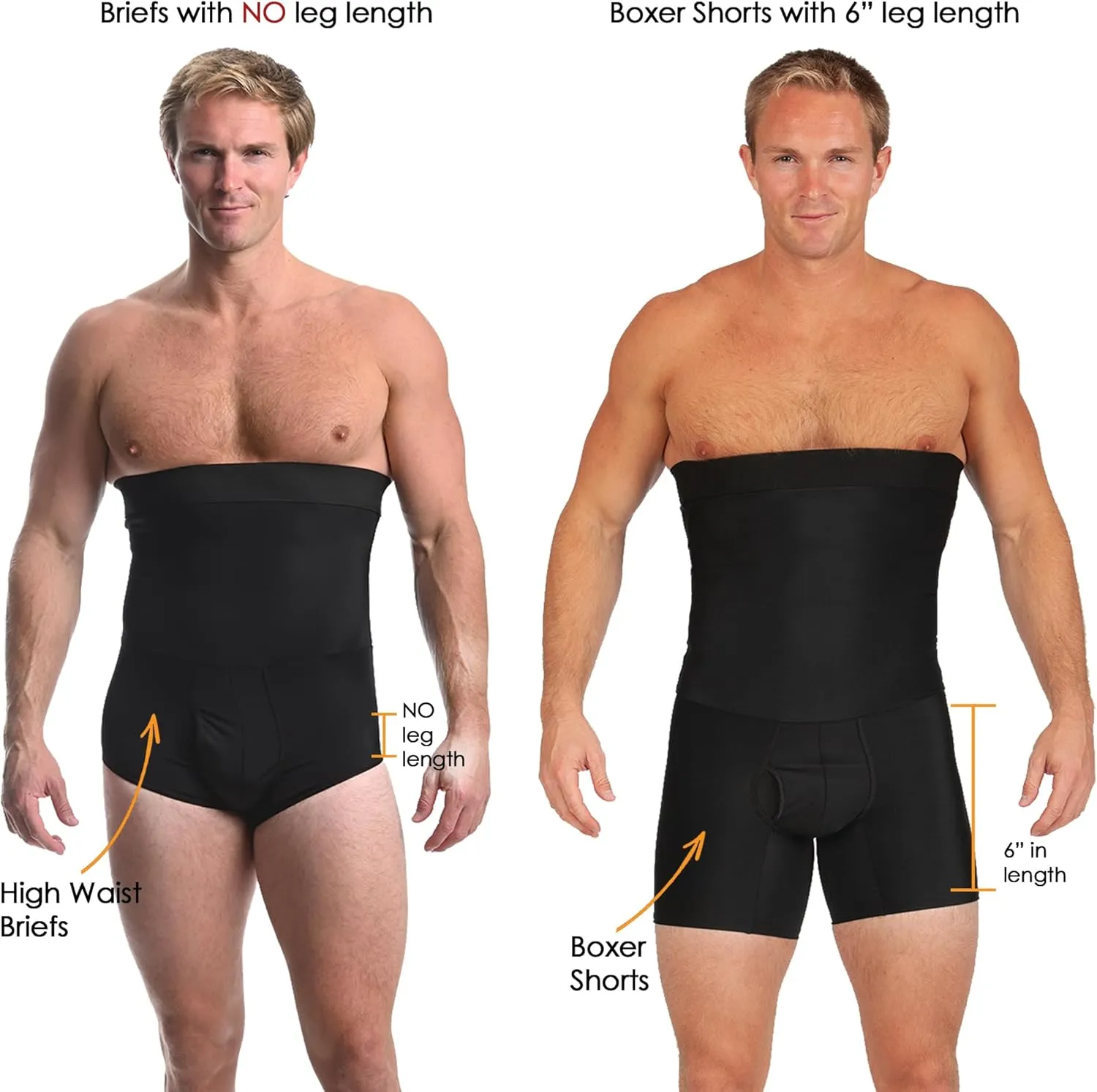I.S. PRO - Made In USA - Insta Slim Compression Slimming Body Shapewear Underwear For Men