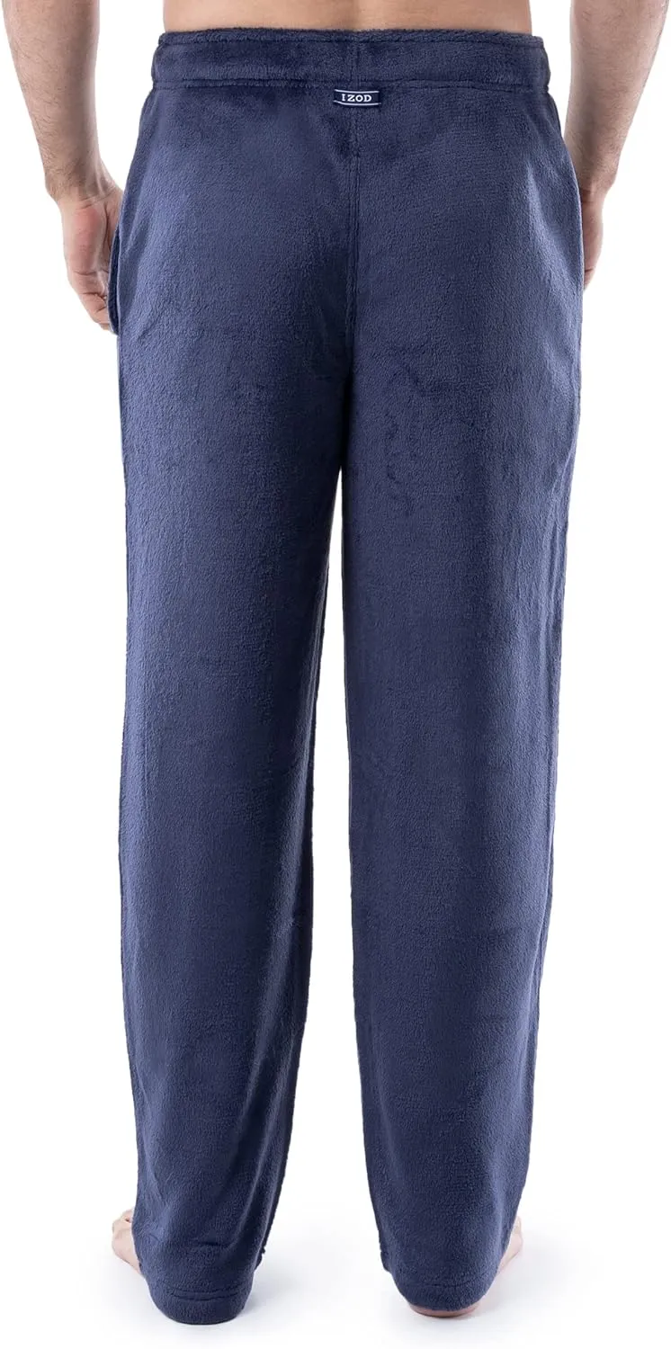 IZOD mens Soft Fleece Lounge Sleep Pants