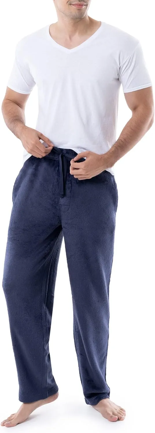 IZOD mens Soft Fleece Lounge Sleep Pants