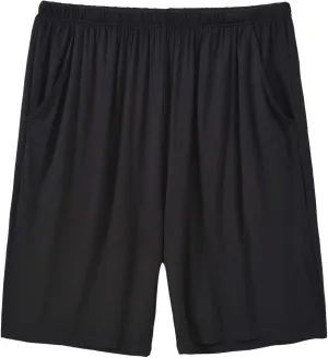 JINSHI Men’s Pajama Shorts Soft Comfortable Lightweight Elastic Drawstring Men Lounge Sleep Shorts with Pockets