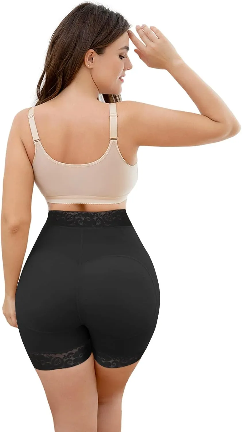 KELLYLEE Shapewear for Women Tummy Control High Waisted Butt Lifter Panties Compression Shorts Postpartum Underwear Boyshorts