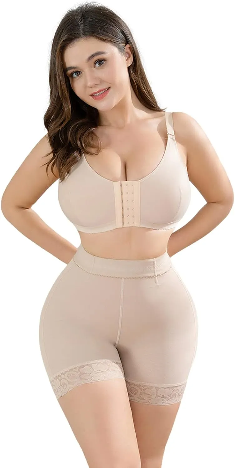 KELLYLEE Tummy Control Underwear Shorts for Women High Waisted Shapewear Butt Lifter Panties High-Waisted Body Shaper Shorts