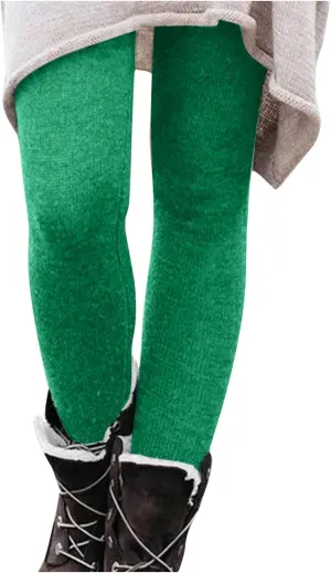 Leggings Plus Size Stretchy Workout Leggings for Women Tummy Control Tights Solid Color Ladies Pajamas Bottoms