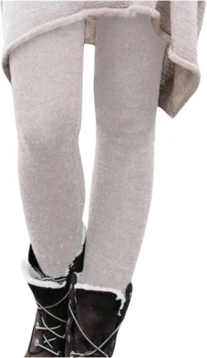 Leggings Plus Size Stretchy Workout Leggings for Women Tummy Control Tights Solid Color Ladies Pajamas Bottoms