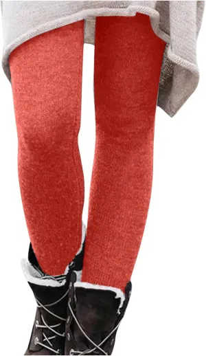 Leggings Plus Size Stretchy Workout Leggings for Women Tummy Control Tights Solid Color Ladies Pajamas Bottoms