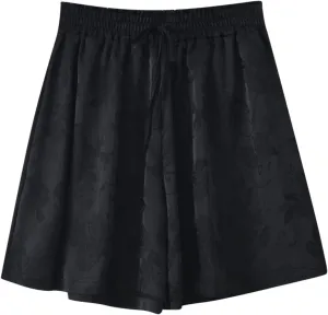 Linen Shorts for Women Elastic High Waisted Summer Running Shorts Lounge Lightweight Beach Vacation Pants