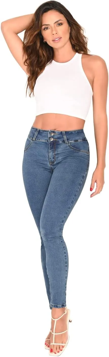 L.O.W.L.A SHAPEWEAR Butt Lifting Jeans | Removable Butt Pads | Pantalones Colombianos Levanta Cola
