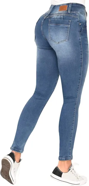 L.O.W.L.A SHAPEWEAR High Waisted Jeans for Women | Pantalones Colombianos Levanta cola | Butt Lifting Jeans