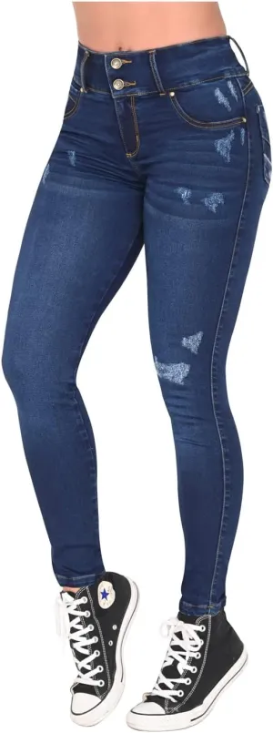 L.O.W.L.A SHAPEWEAR High Waisted Jeans for Women | Pantalones Colombianos Levanta cola | Butt Lifting Jeans
