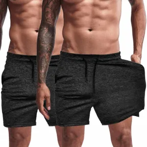 Men's Athletic Shorts 5/3 Inch with Pocket Lightweight Workout Training Shorts Quick Dry,Hight Stretch,Breathable