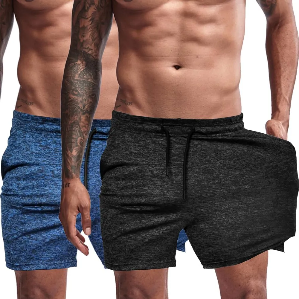 Men's Athletic Shorts 5/3 Inch with Pocket Lightweight Workout Training Shorts Quick Dry,Hight Stretch,Breathable