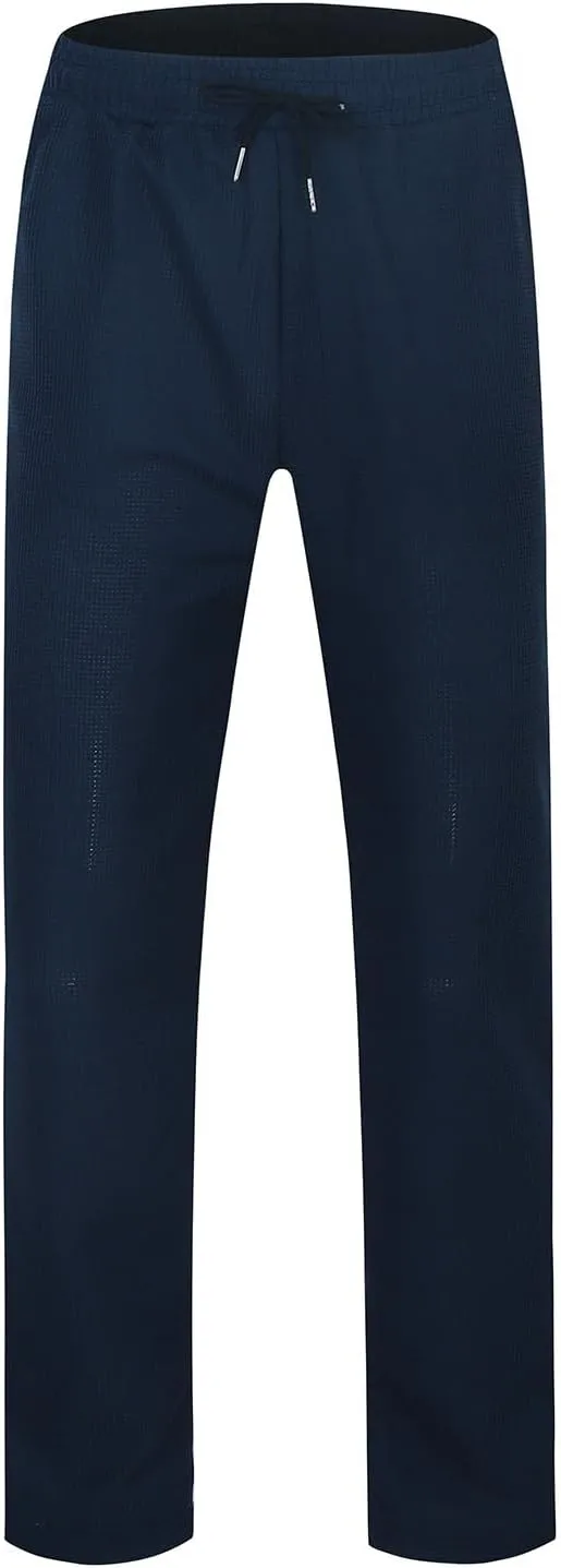 Men's Baggy Wide Leg Pants Summer Elastic Waist Trendy Comfortable Leisure Style Sport Clothes Fresh Trousers
