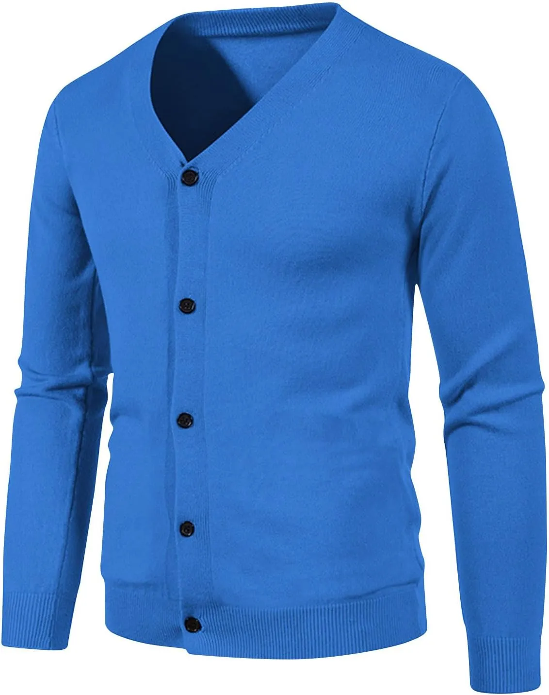 Men's Cardigan Sweaters Button Down Knit Sweater Open Front Cardigan V Neck Sweater Plus Size Cardigan Sweater