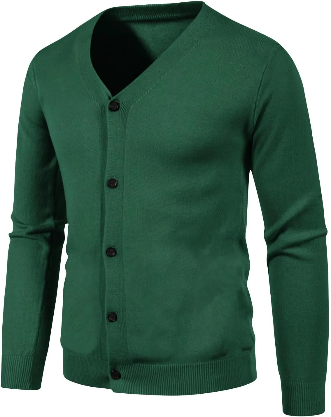 Men's Cardigan Sweaters Button Down Knit Sweater Open Front Cardigan V Neck Sweater Plus Size Cardigan Sweater