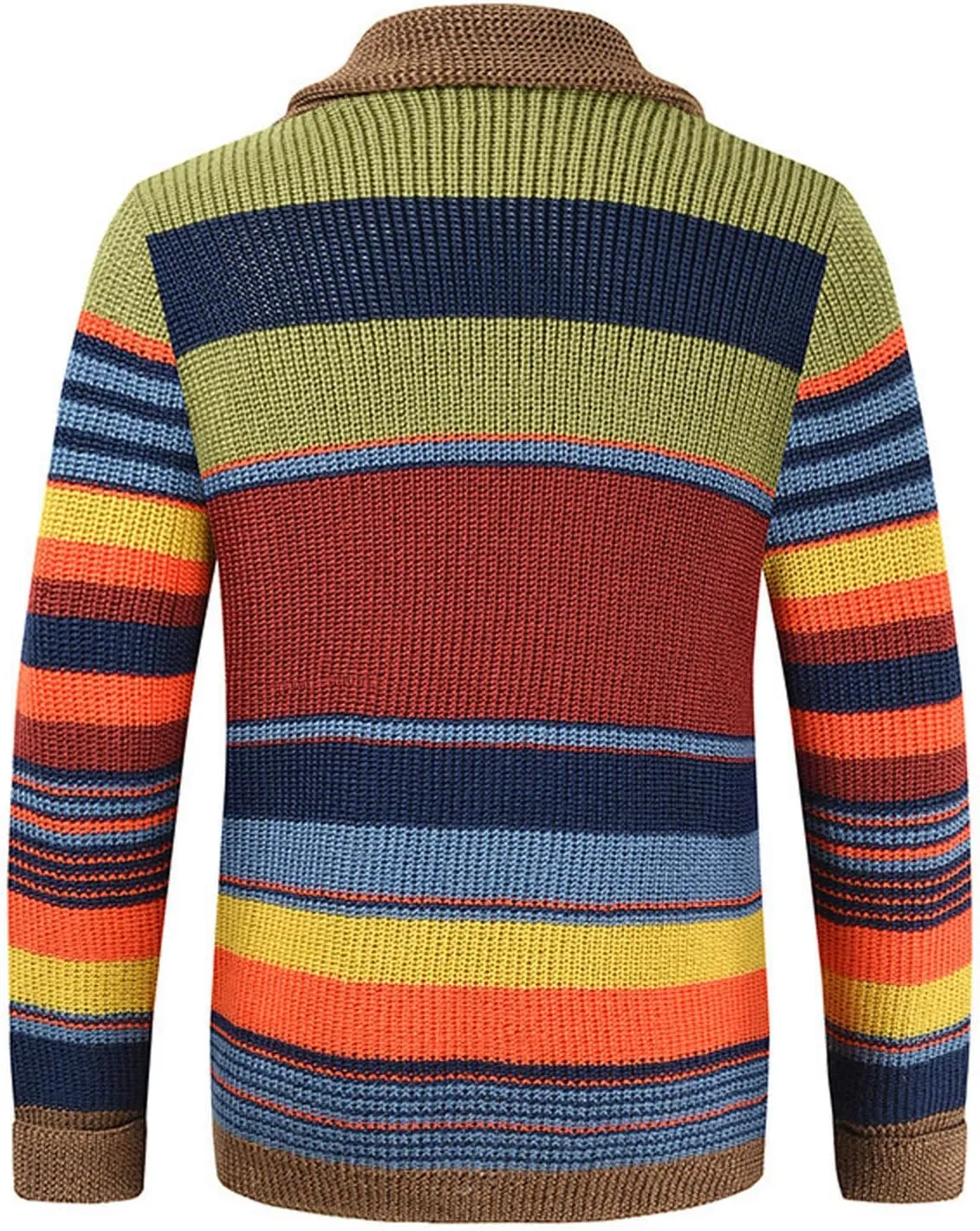 Men's Cardigan Sweaters Cable Knit Sweater Button Down Cardigan Color Block Sweater Open Front Cardigan Fashion Jackets