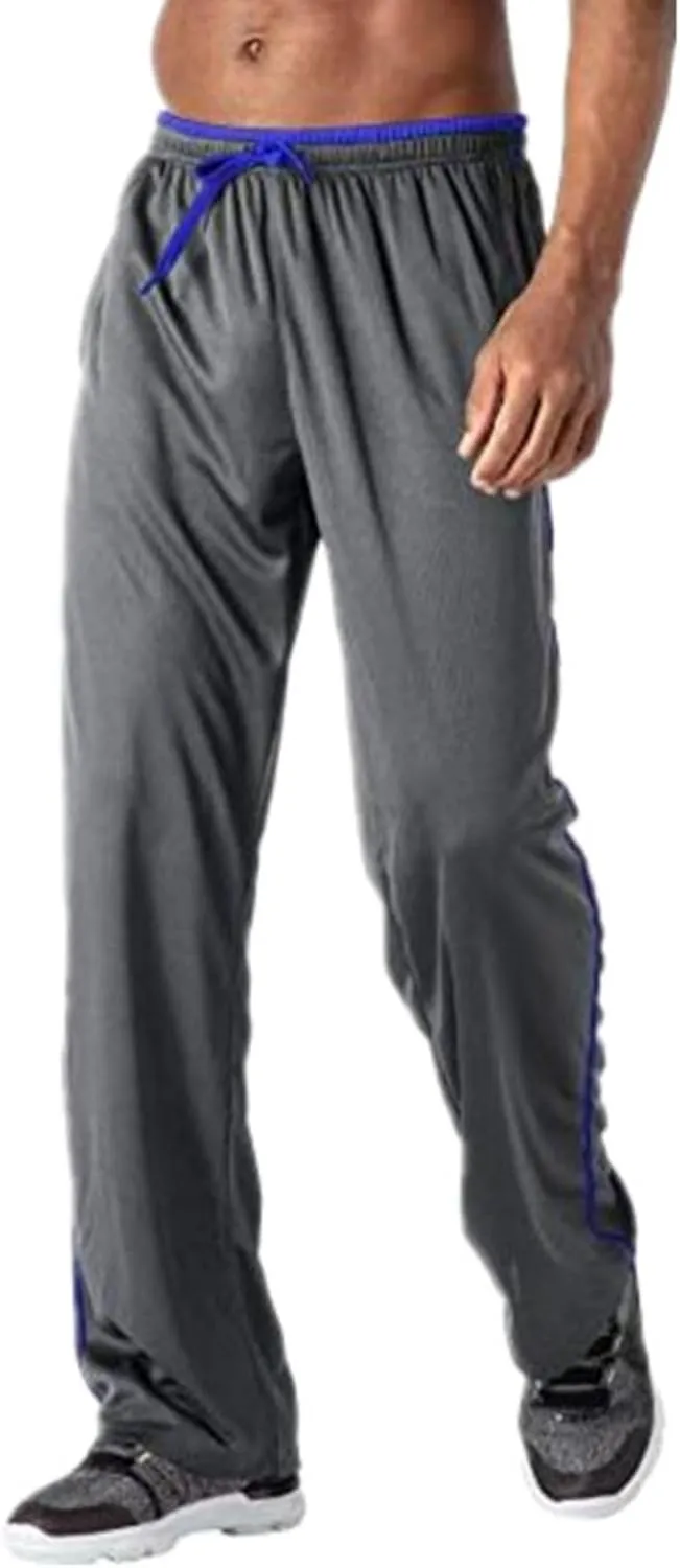Mens Casual Pants Hip Hop Drawstring Elastic Waist Stretch Breathable Loose Fit Sweatpants Workout Training Trousers