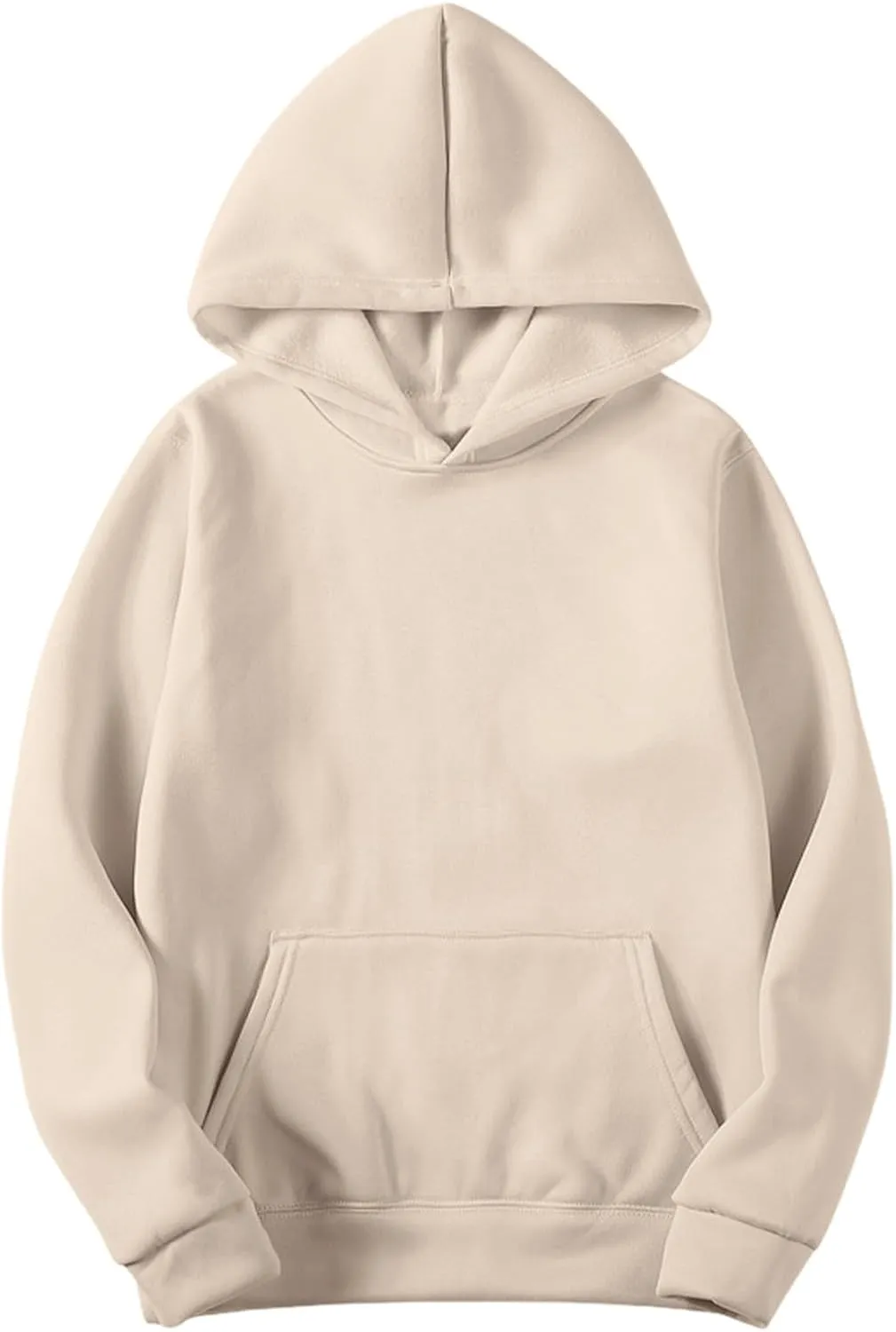 Men's Fleece Hoodies Pullover 2024 Casual Cotton Hooded Collar Sweatshirts Ultra Soft Long Sleeve Shirts with Pocket