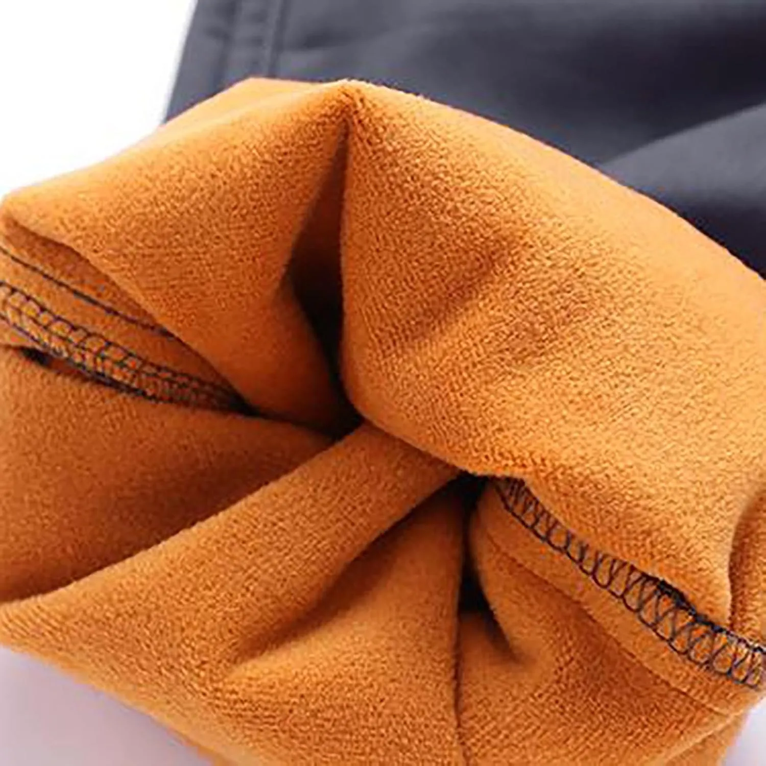 Mens Fleece Lined Cargo Pants Winter Warn Cargo-Pants Tactical Combat Hiking Workout Trousers Multi Pocket Sweatpants