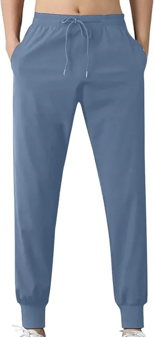 Mens Jogger Pants Golf Running Sweatpants Stylish Ice Silk Workout Pants Oversized Summer Quick Dry Tapered Pants