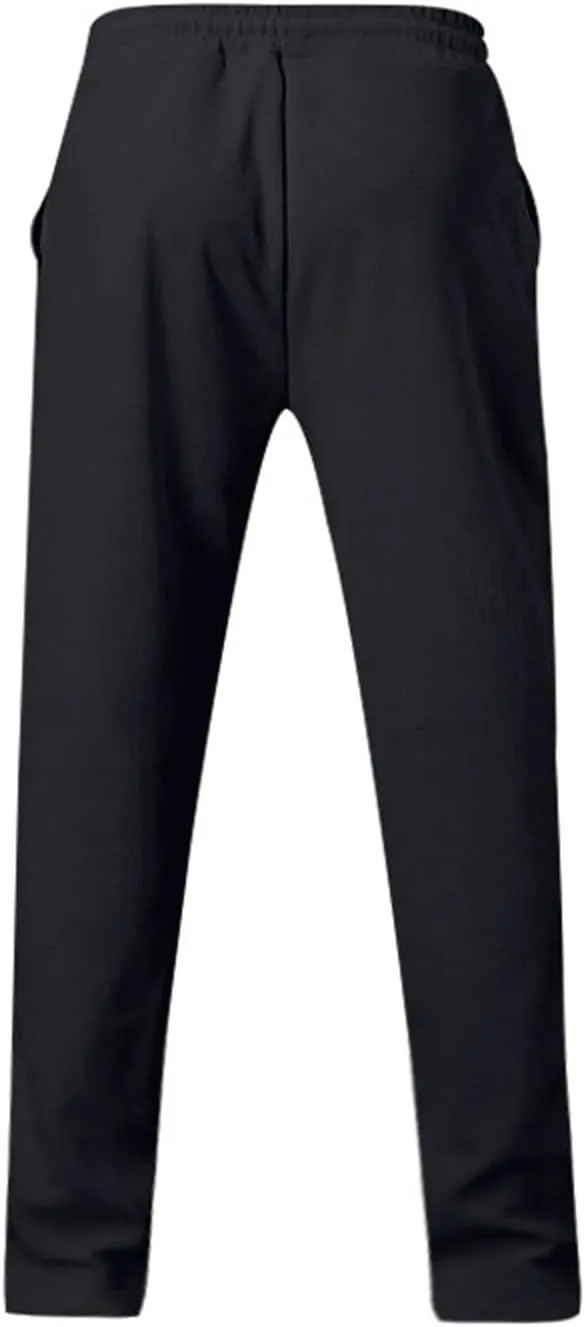 Mens Jogging Pants Mid Waist Relaxed Straight Leg Casual Trousers Vintage Slacks Drawstring Sweatpants Business Pant