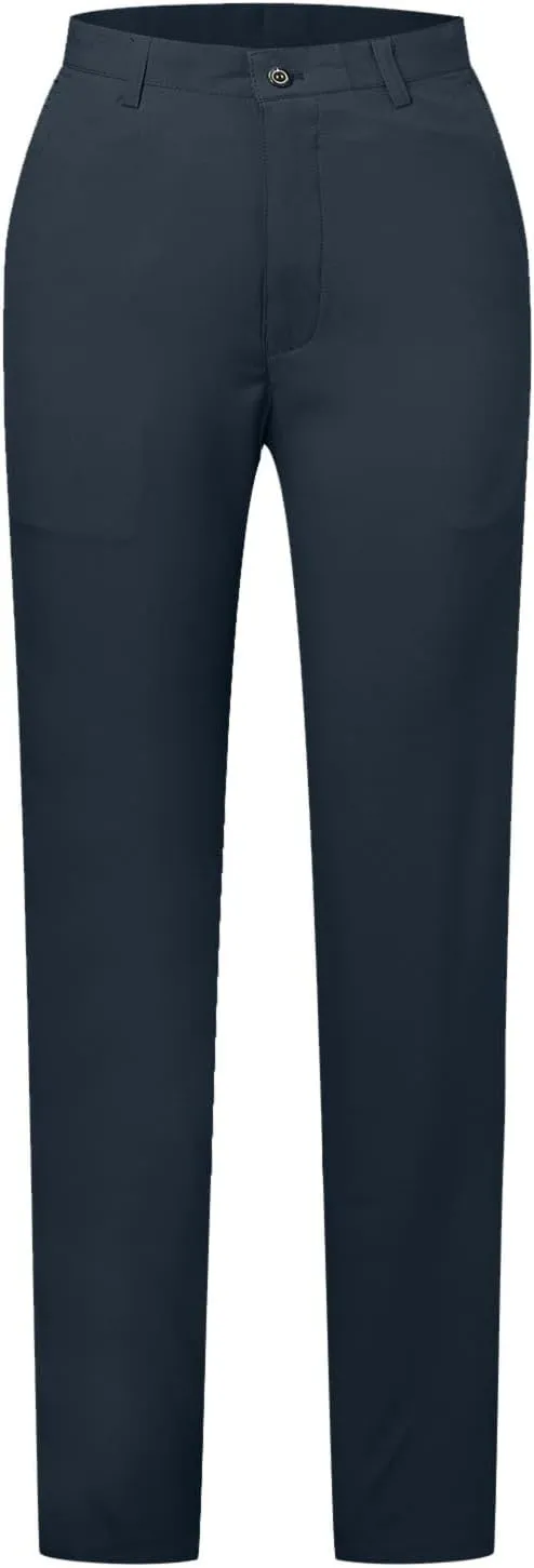 Men's Mens Solid Color Pants Simple Business Straight Suit Pants Comfortable Athletic Sport Clothes Cute Trousers