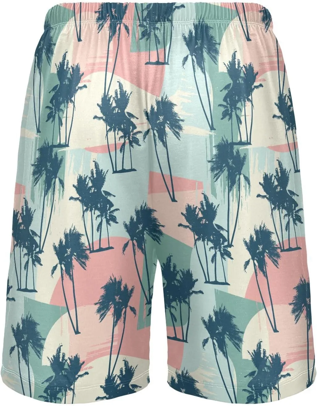 Men's Pajama Shorts Siamese Cats Sleep Shorts for Men Pajama Bottom Pants S