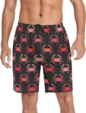 Men's Pajama Shorts Siamese Cats Sleep Shorts for Men Pajama Bottom Pants S