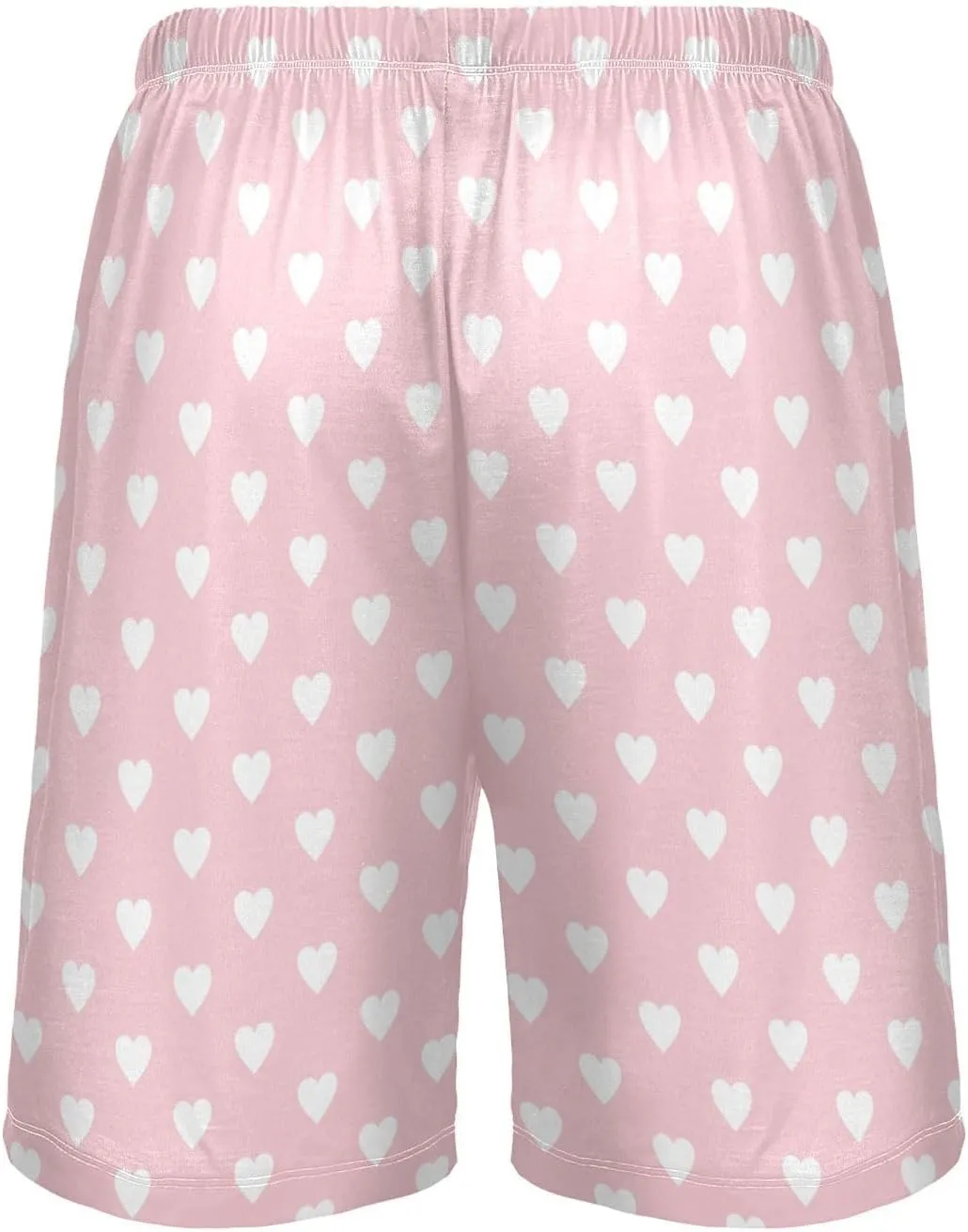 Men's Pajama Shorts Siamese Cats Sleep Shorts for Men Pajama Bottom Pants S