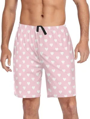 Men's Pajama Shorts Siamese Cats Sleep Shorts for Men Pajama Bottom Pants S