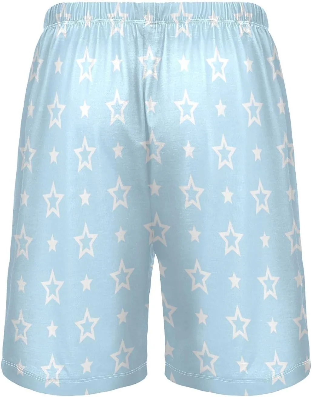 Men's Pajama Shorts Siamese Cats Sleep Shorts for Men Pajama Bottom Pants S