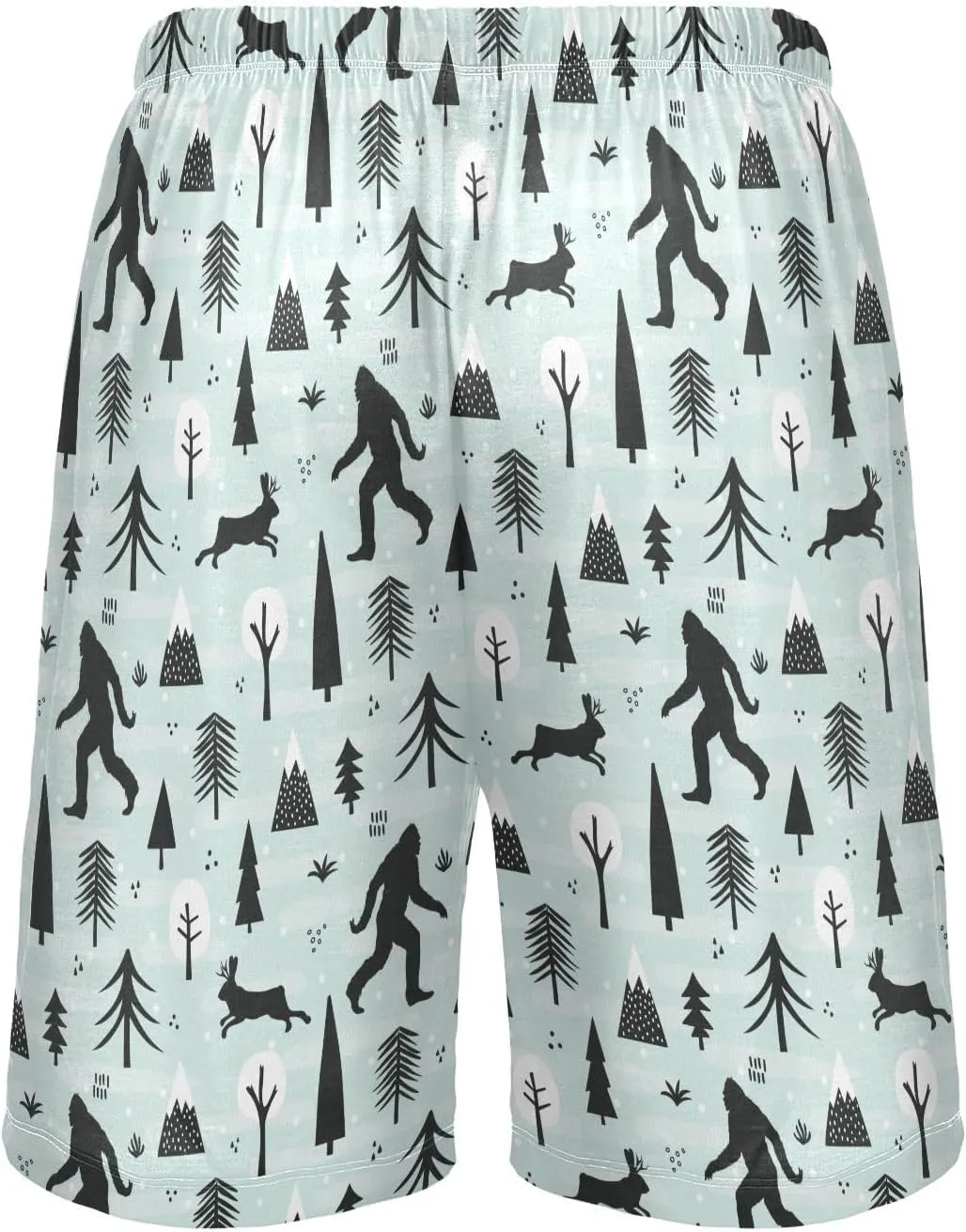 Men's Pajama Shorts Sleep Shorts Soft Comfy Lounge Pjs Bottoms Pajama Pants with Pockets