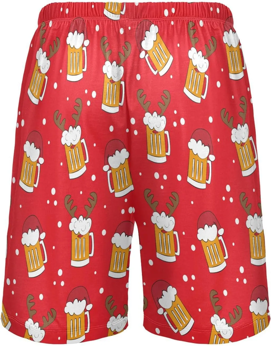 Men's Pajama Shorts Sleep Shorts Soft Comfy Lounge Pjs Bottoms Pajama Pants with Pockets