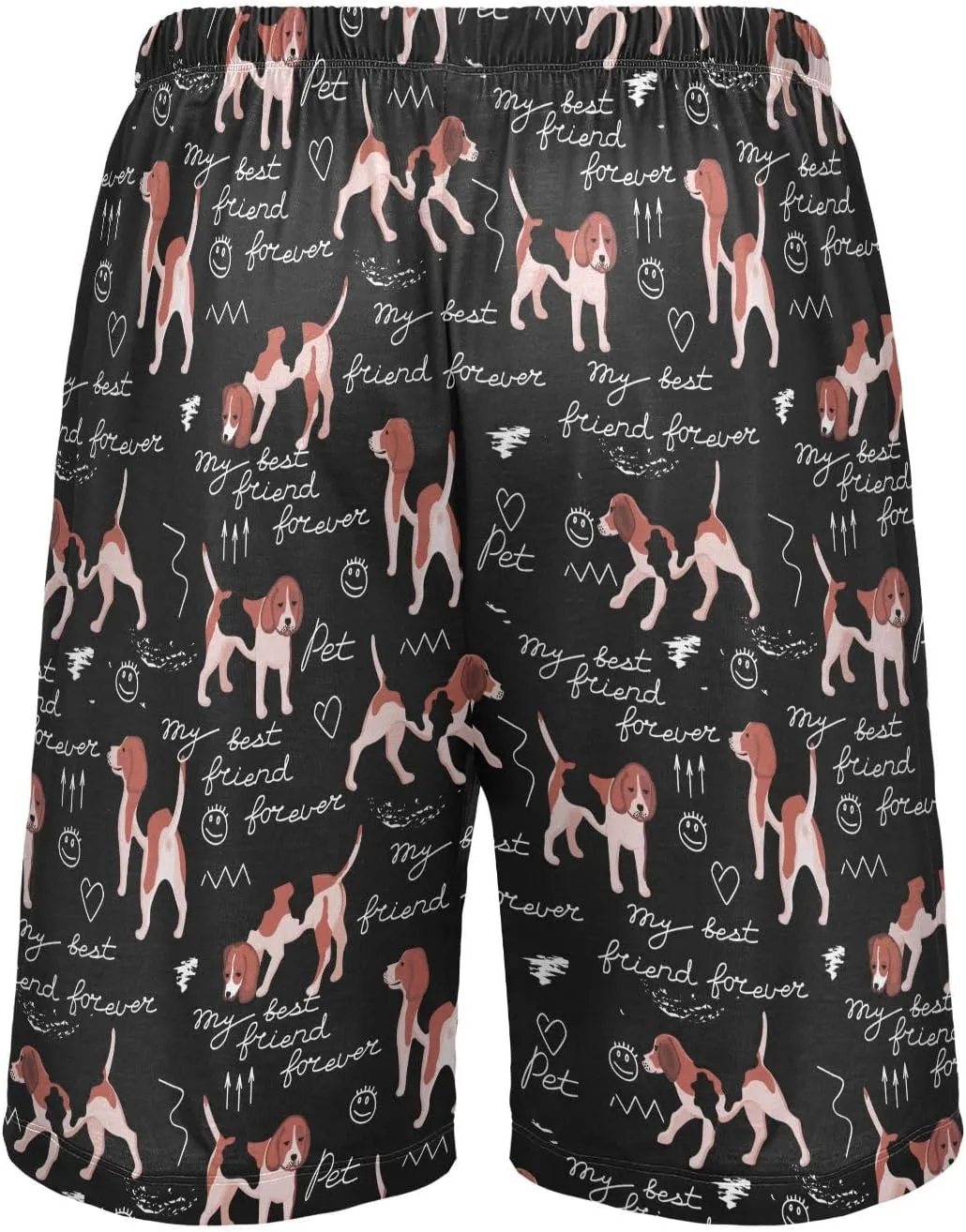 Men's Pajama Shorts Sleep Shorts Soft Comfy Lounge Pjs Bottoms Pajama Pants with Pockets