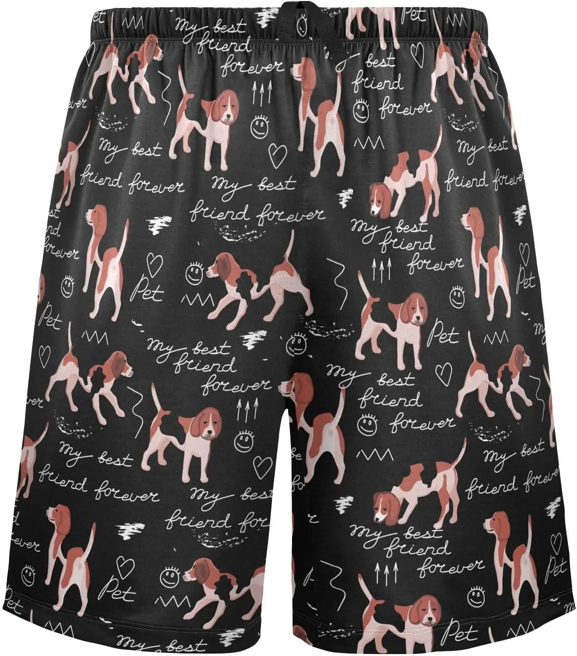 Men's Pajama Shorts Sleep Shorts Soft Comfy Lounge Pjs Bottoms Pajama Pants with Pockets