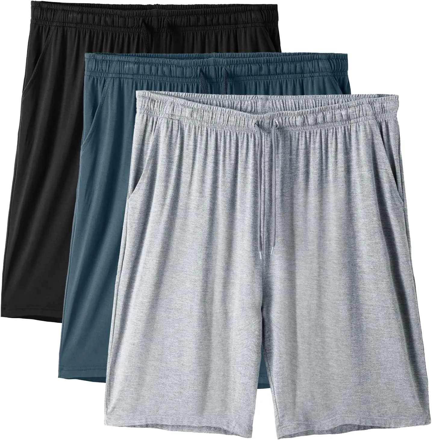 Men’s Pajama Shorts Sleeping Stretch Boxer Shorts Ultra-Soft Modal Casual Pajama Sleep Bottoms Pants