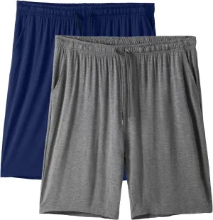 Men’s Pajama Shorts Sleeping Stretch Boxer Shorts Ultra-Soft Modal Casual Pajama Sleep Bottoms Pants