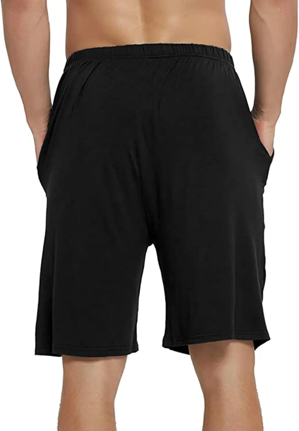 Men’s Pajama Shorts Sleeping Stretch Boxer Shorts Ultra-Soft Modal Casual Pajama Sleep Bottoms Pants
