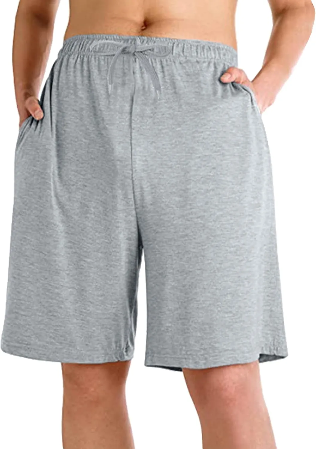 Men’s Pajama Shorts Sleeping Stretch Boxer Shorts Ultra-Soft Modal Casual Pajama Sleep Bottoms Pants