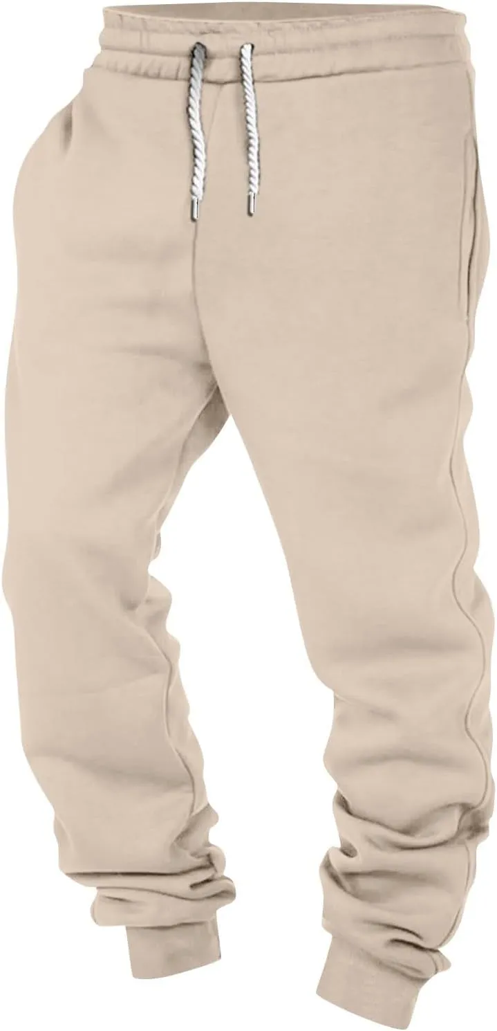 Mens Pants Workout Athletic Trendy Plus Size Solid Color Tie-Dye Sweatpants with Pockets