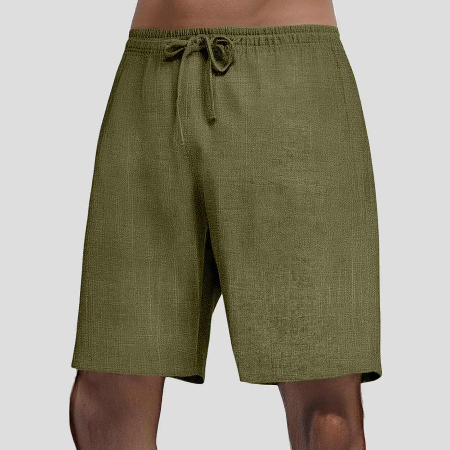 Mens Quick Dry Shorts Lightweight Wide Leg Ice Silk 2025 Fashion Shorts